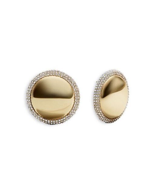 【送料無料】 バウブルバー レディース ピアス・イヤリング アクセサリー Pamela Pav Disc Statement Stud Earrings in Gold Tone Gold