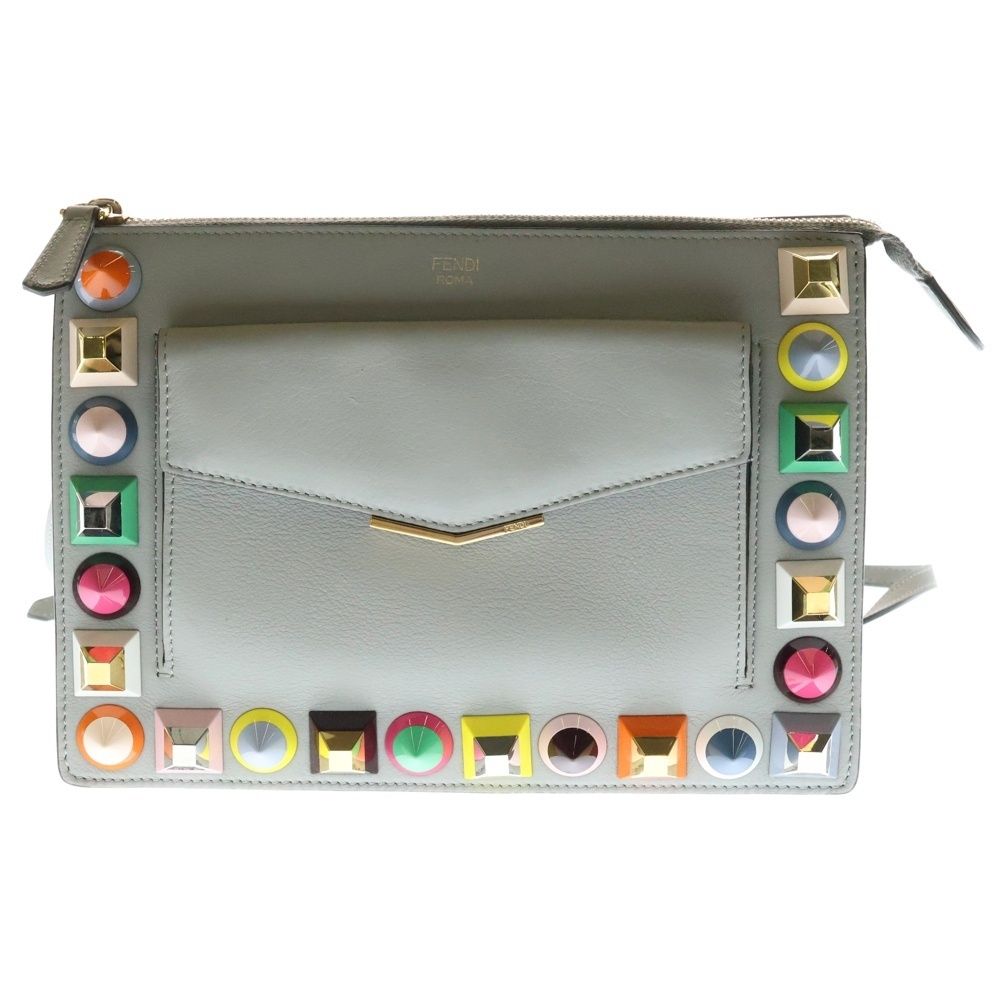 FENDI (フェンディ) トゥージュール マルチスタッズ レザー