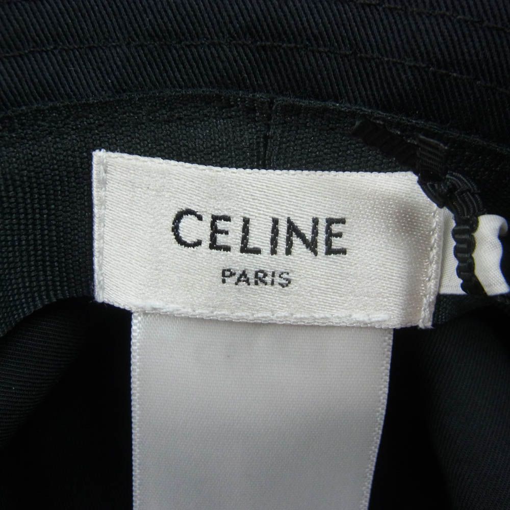 CELINE セリーヌ 2AUO4968P Hedi Slimane LOGO BUCKET HAT