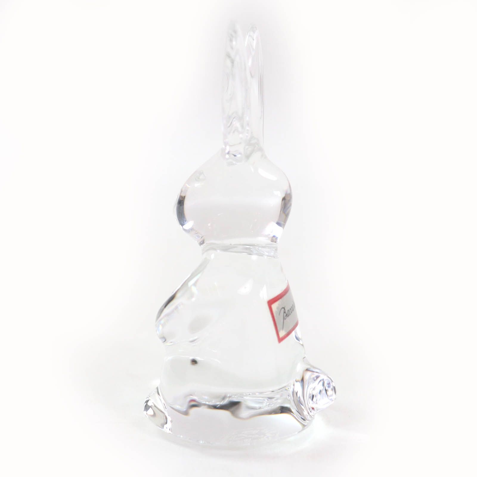 極美品☆Baccarat バカラ クリスタルガラス ウサギ 兎 置物