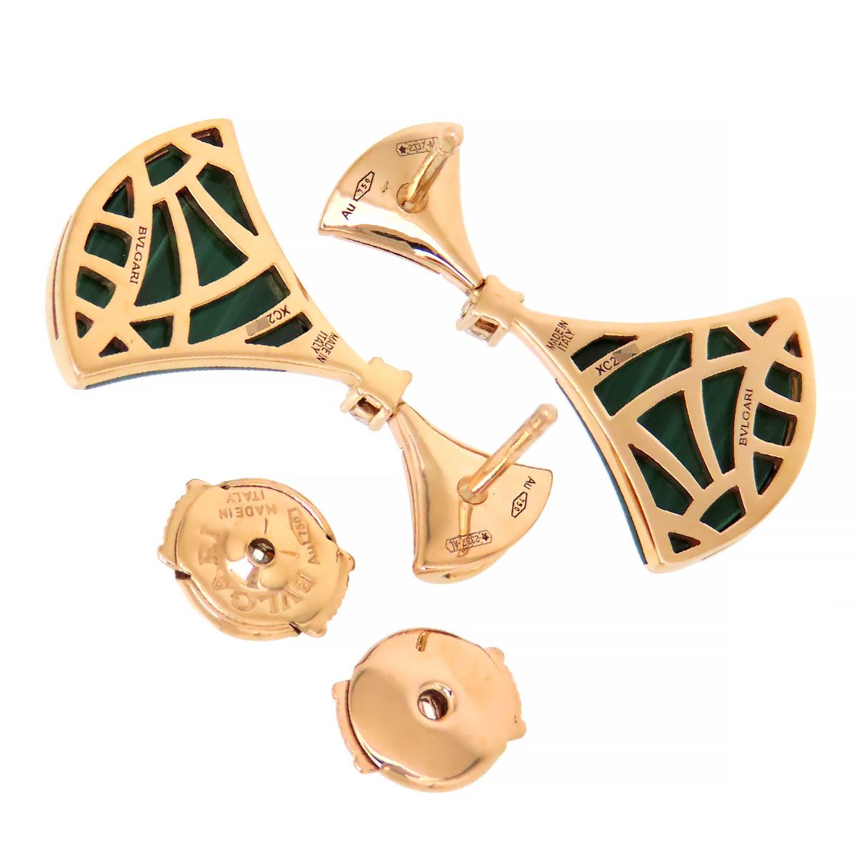 ブルガリピアス Au750 (K18PG) レディース BVLGARI BVLGARI ブルガリ ディーヴァ ドリーム ピアス 350740 Au750