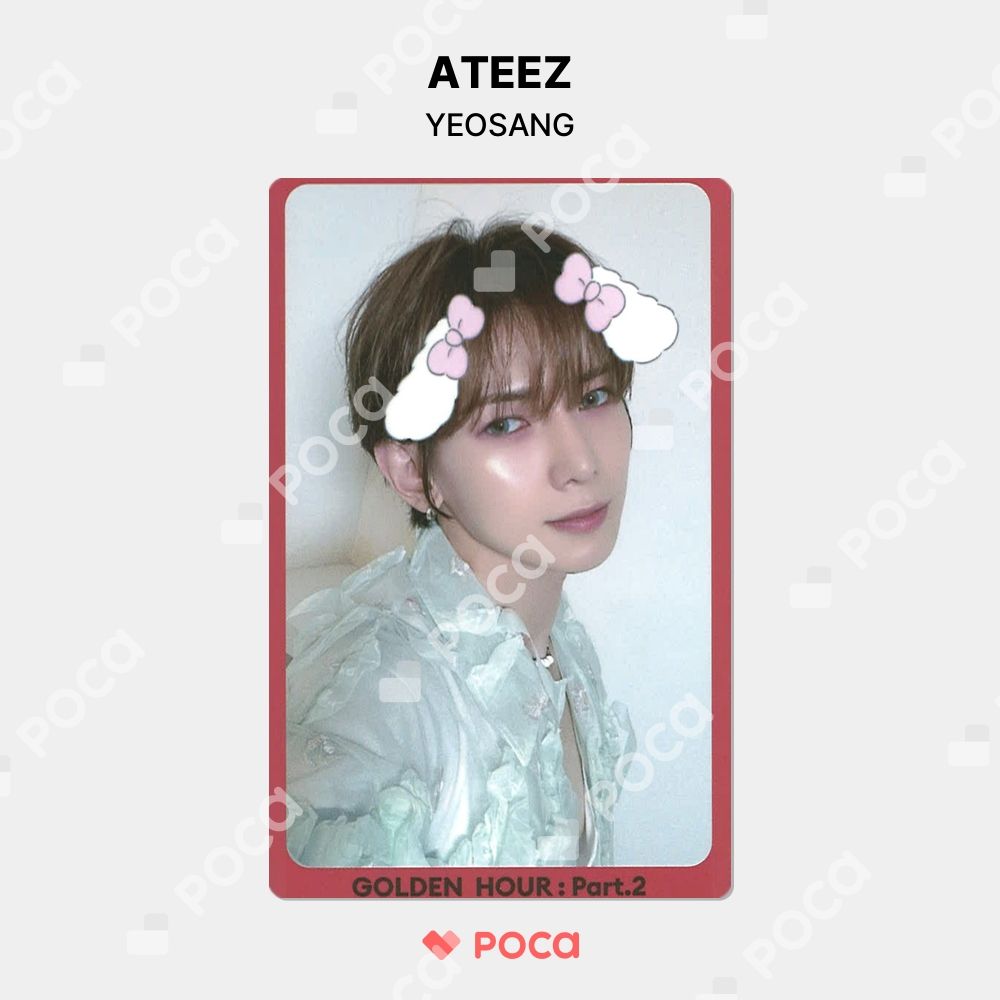 ATEEZ ヨサン サノク　限定　トレカ✖️2枚 Ateez ヨサン トレカ セット - メルカリ