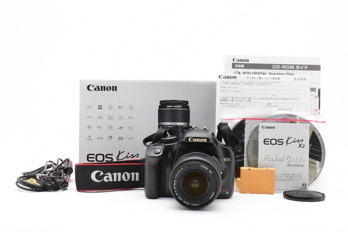 Canon EOS kiss X2 一眼レフカメラ + 付属品 CANON EOS Kiss X2 ダブルズームキット 価格比較 - 価格.com