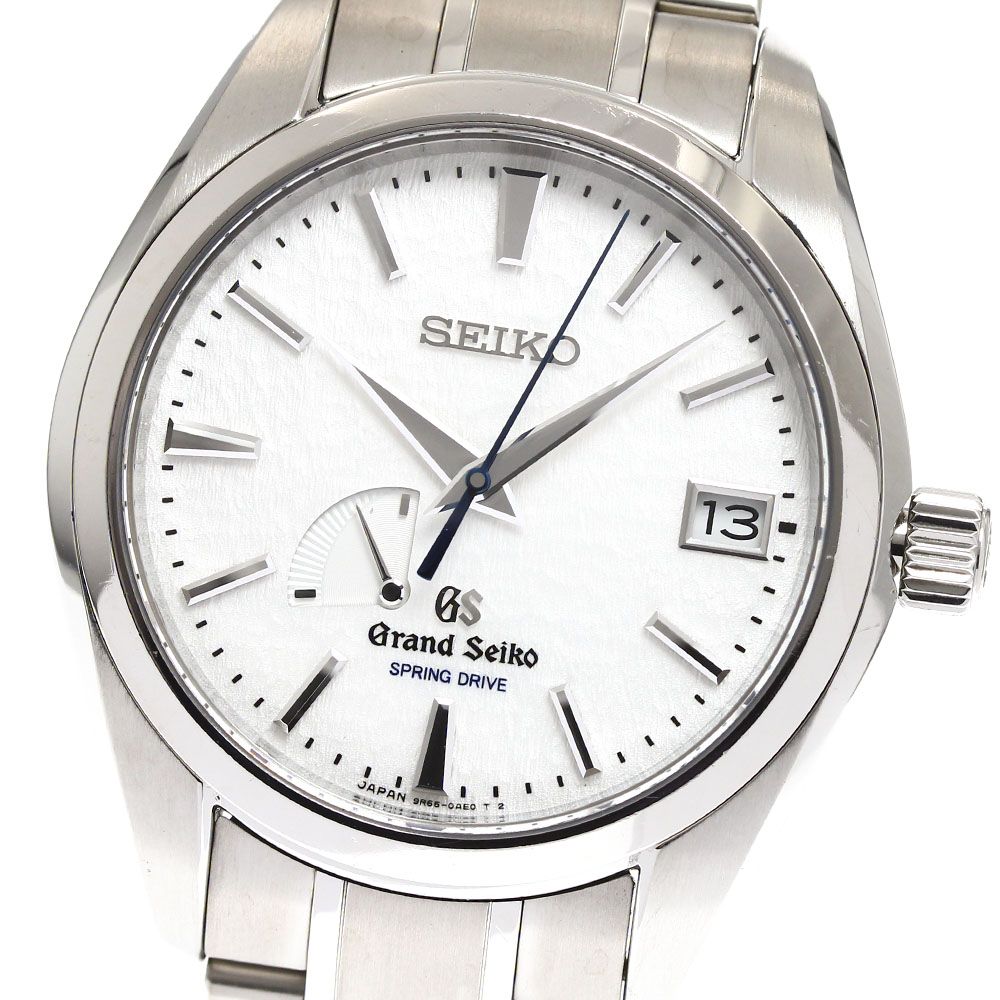 訳ありセイコー SEIKO SBGA011|9R65-0AE0 グランドセイコー デイト パワーリザーブ スプリングドライブ メンズ_909756