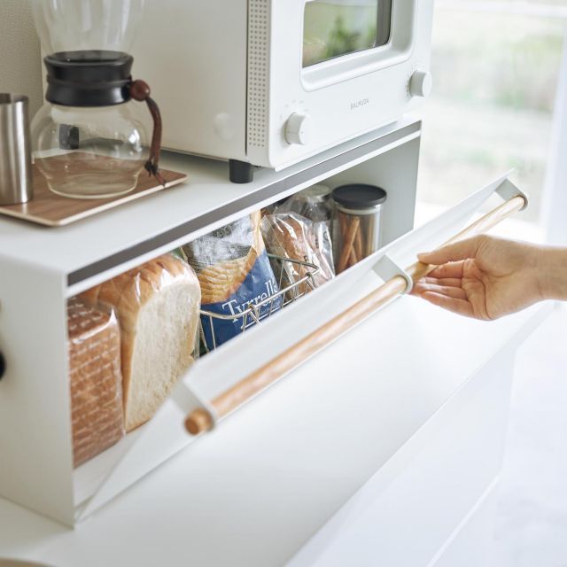 ブレッドケース トスカ ワイド ホワイト WH 雑貨 インテリア