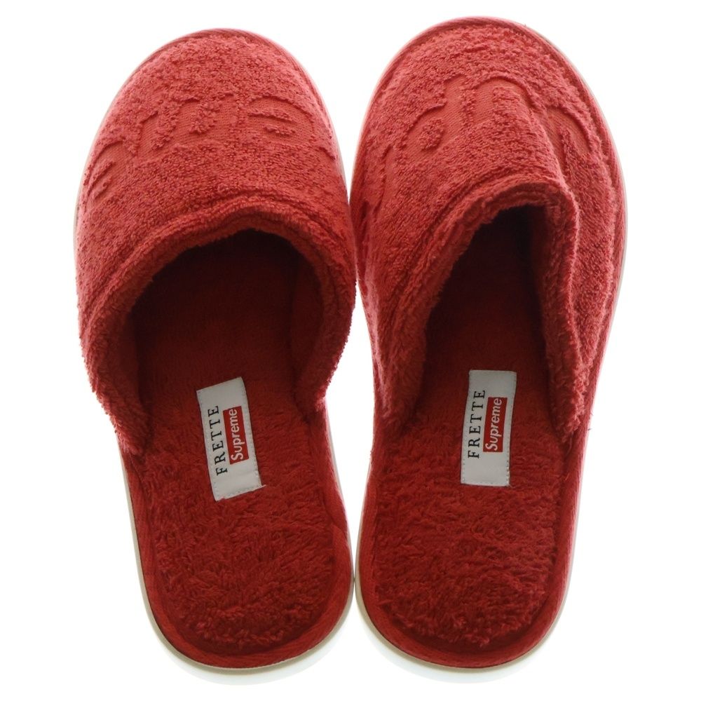 SUPREME シュプリームFrette フレッテ スリッパ　レッド SUPREME (シュプリーム) 19SS ×Frette Slippers フレッテ ロゴ