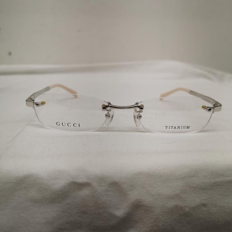 GUCCI グッチ めがね・サングラス ツーポイント メガネ チタン