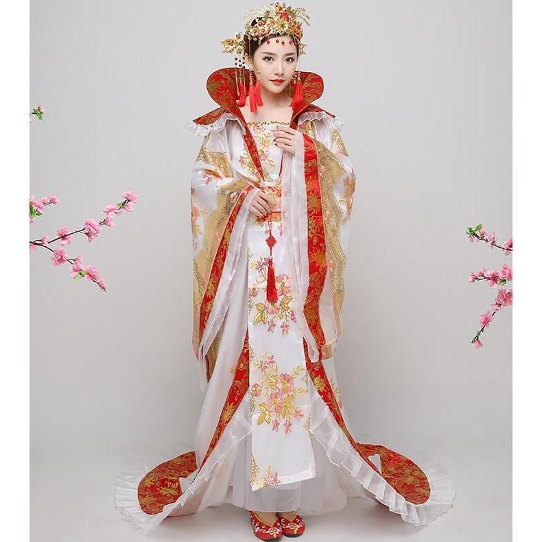 漢唐時代中国風ウエディングドレス 代役劇場舞台