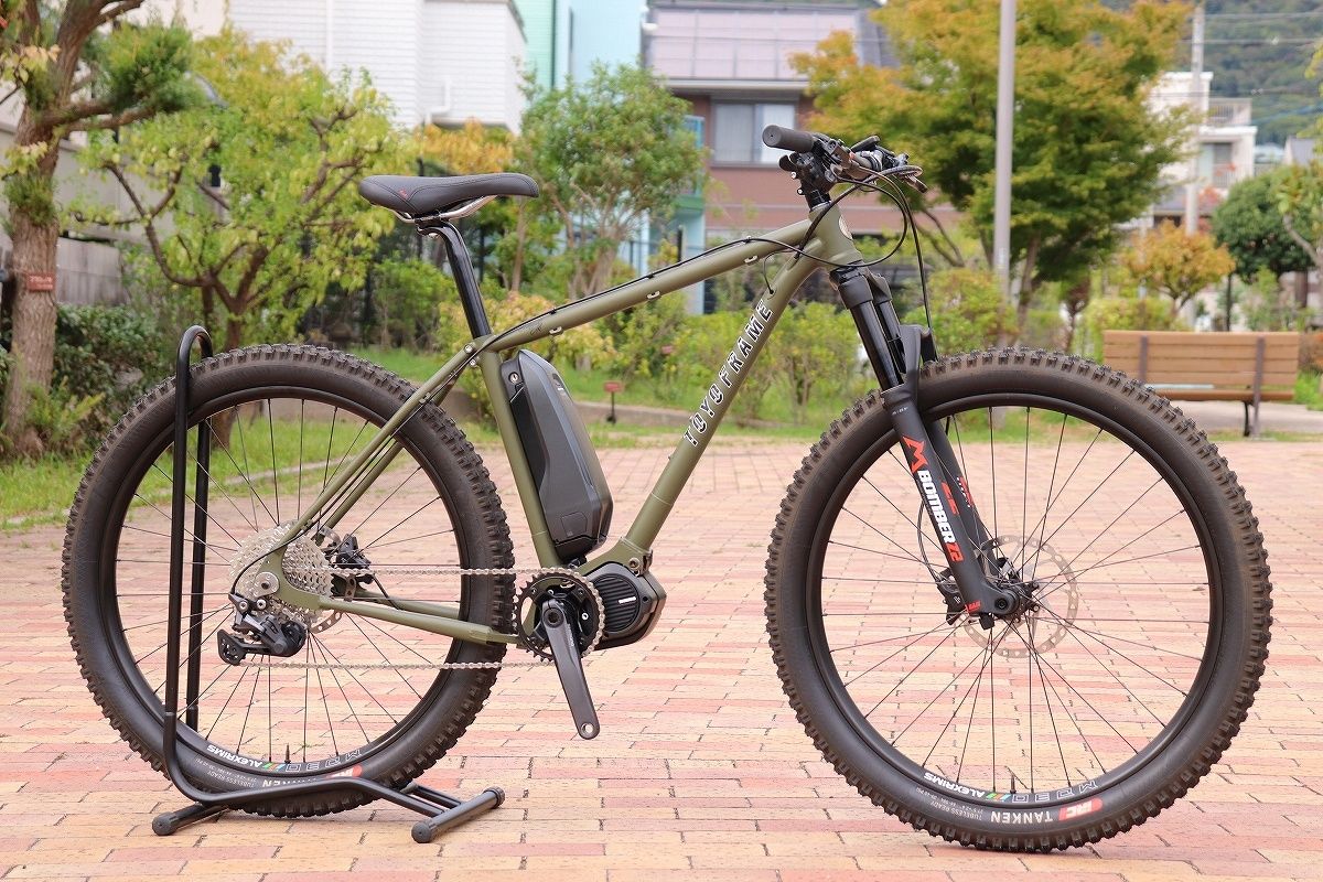 東洋フレーム TOYO FRAME AEB シマノ デオーレ M4100 MIX 10S クロモリ マウンテンバイク E-BIKE 芦屋店