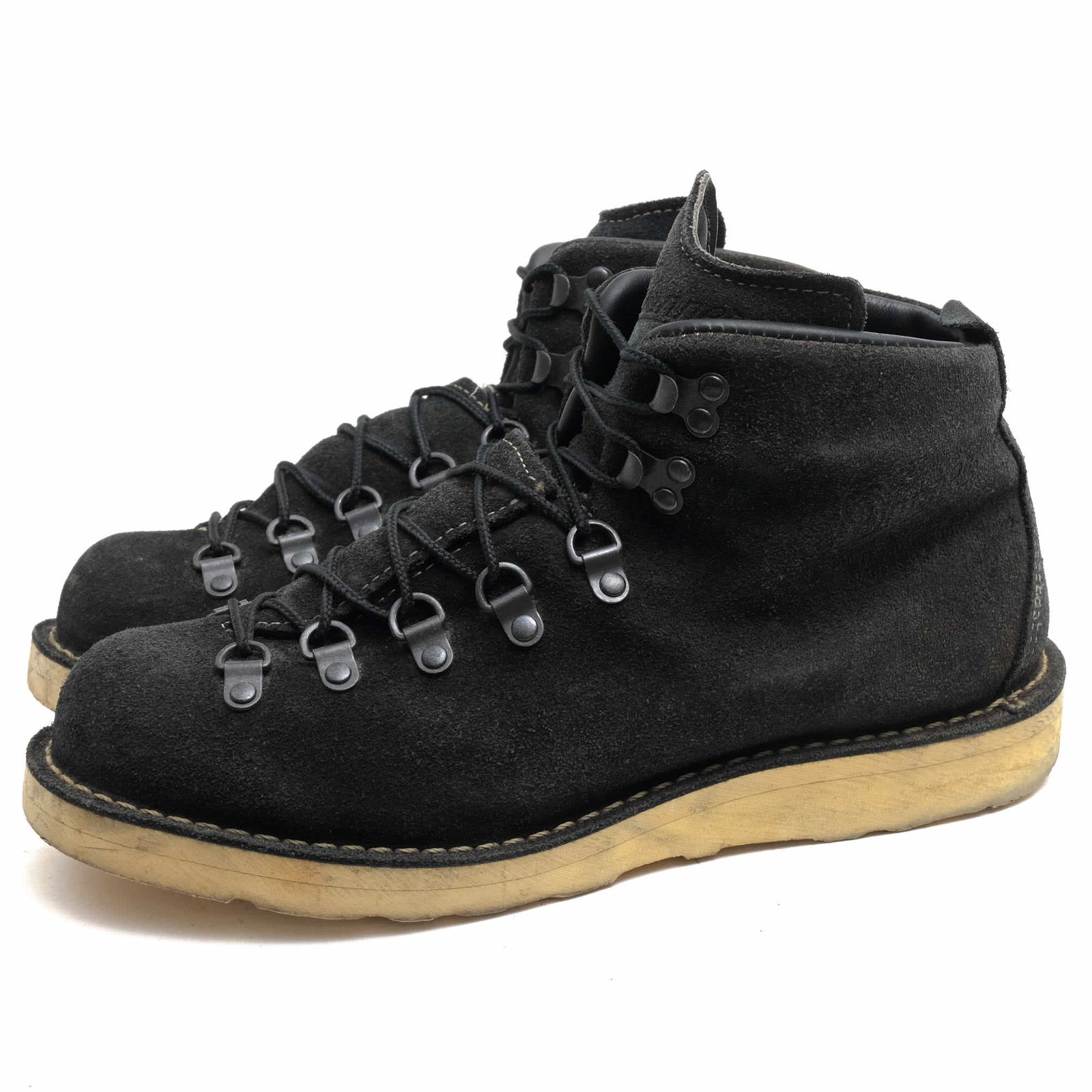 ダナー／Danner マウンテンブーツ トレッキングブーツ シューズ 靴 メンズ 男性 男性用 スエード スウェード レザー 革 本革 ブラック 黒  30910X MOUNTAIN LIGHT BLACK SUEDE マウンテンライト Vibramソー