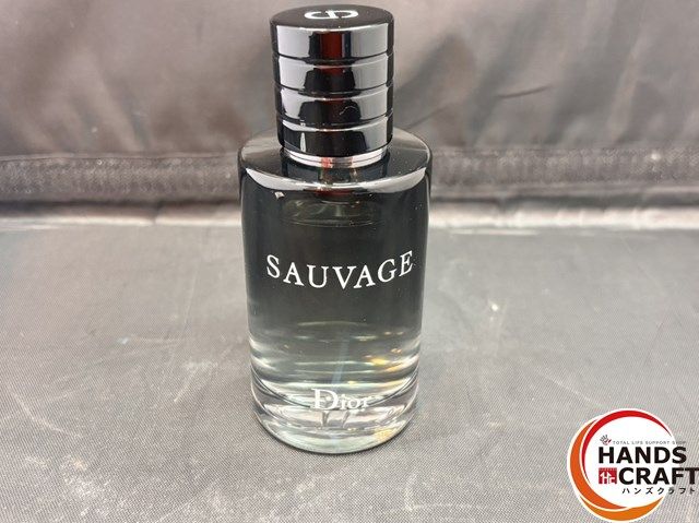 【中古】 Dior ディオール EAU DE TOILETTE SAUVAGE ソヴァージュ 100ml　開封済 残量約8割 ケースなし 本体のみ