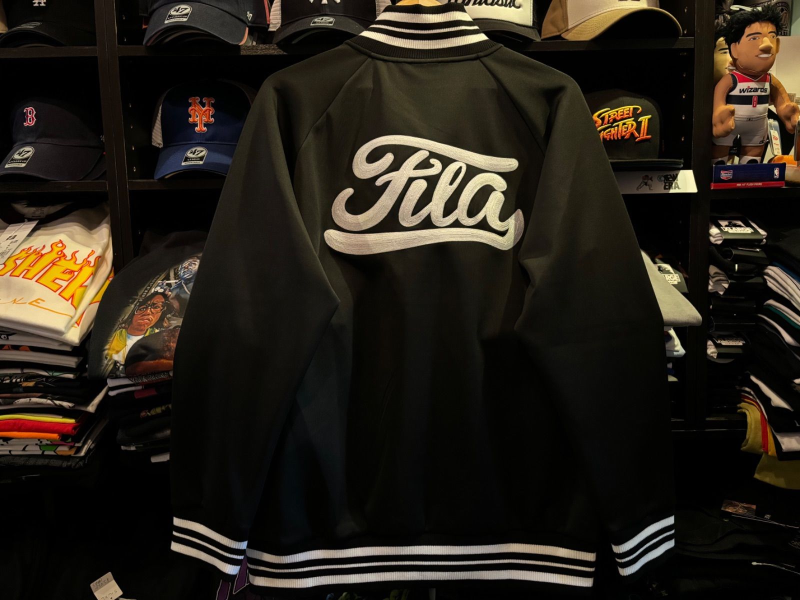 FILA x JP THE WAVY Track Jacket BLK 24SS-S フィラ ジェイピー トラックジャケット Lサイズ