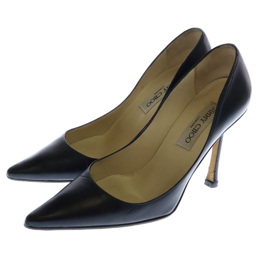 JIMMY CHOO (ジミーチュウ) Empire Heels Kid Leather キッドレザー