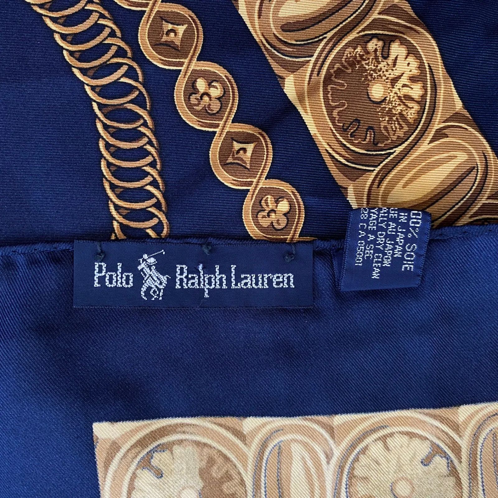 RALPH LAUREN ラルフ ローレン スカーフ シルクスカーフ 大判スカーフ