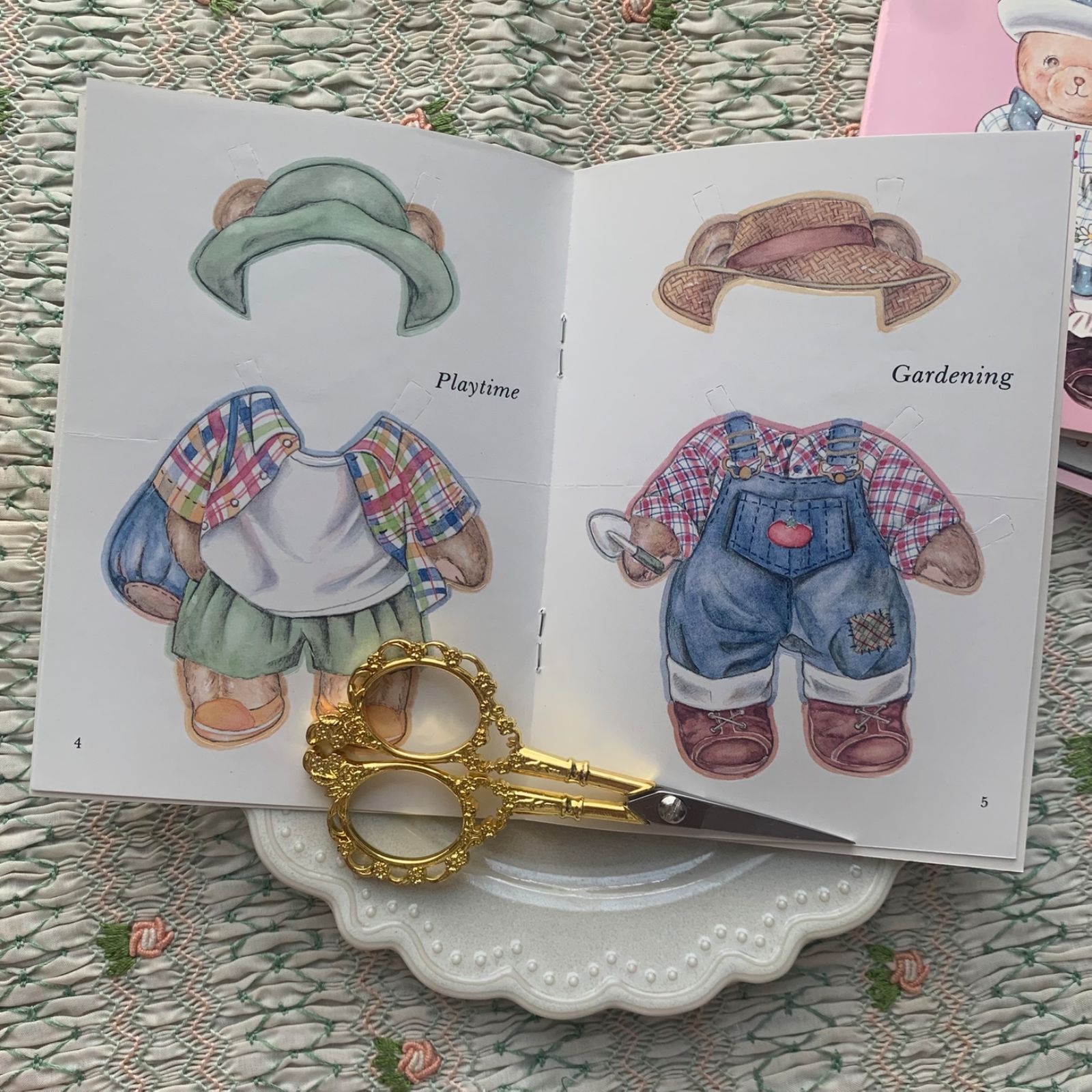 レア❣️可愛いアンティーク洋裁本　洋書doll手芸ジャンクジャーナルお人形製作にも レア❣️可愛いアンティーク洋裁本 洋書doll手芸ジャンク