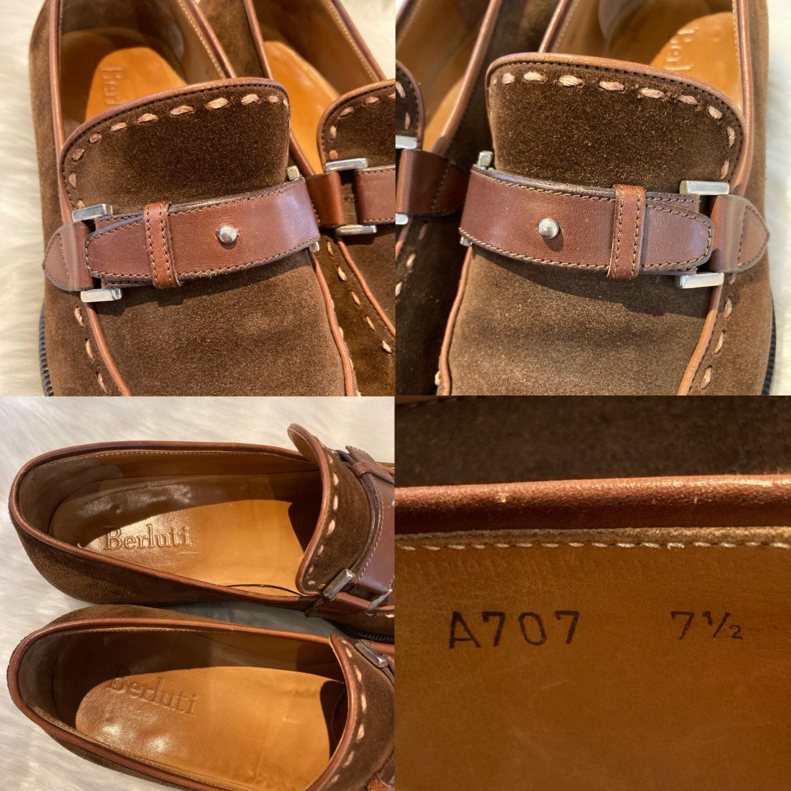 コ*ー様 Berluti ベルルッティ スワールトゥ パテーヌ スエード ローフ Berluti ベルルッティ スワールトゥ パテーヌ スエード
