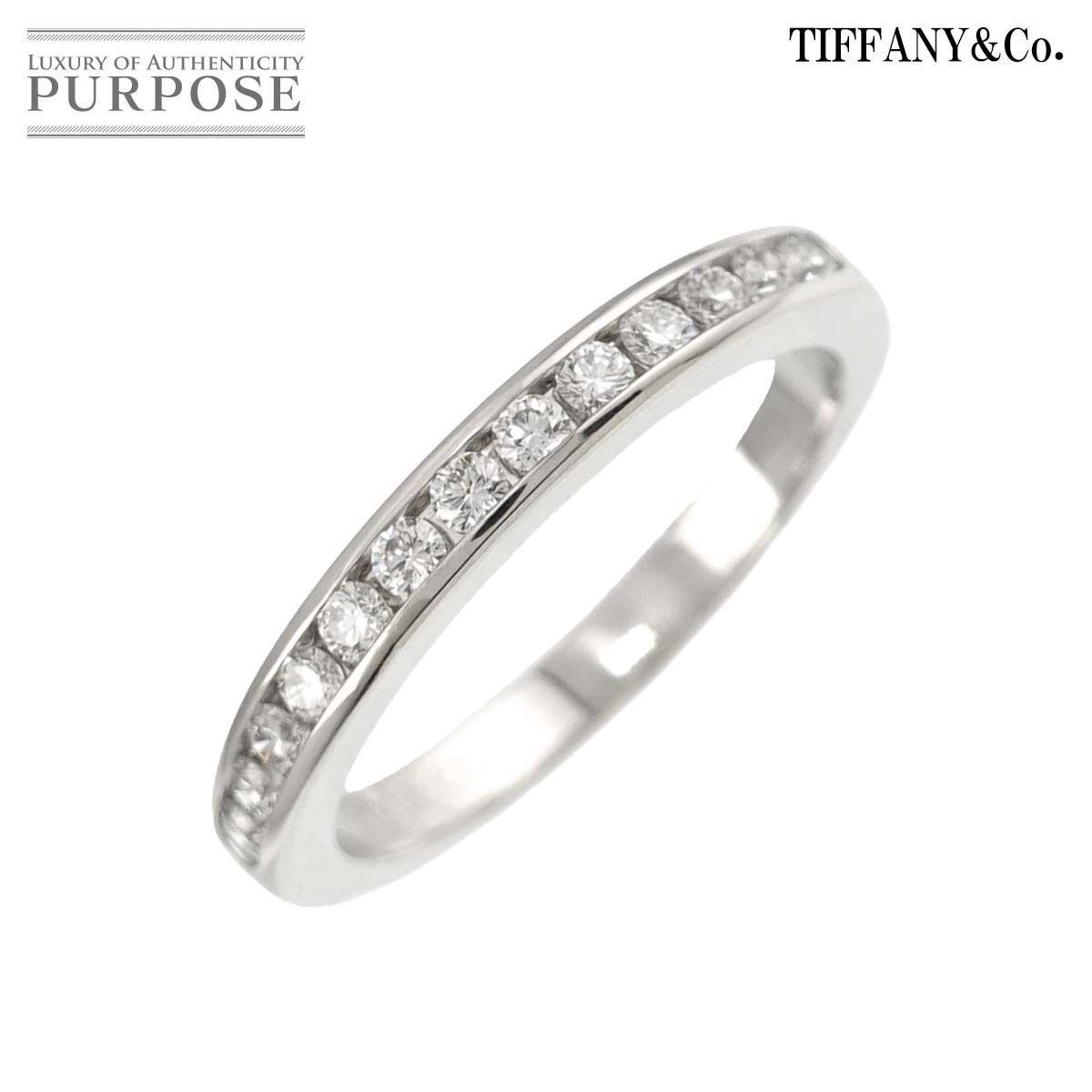 ティファニー TIFFANY&Co. ハーフサークル チャネル セッティング 6.5  