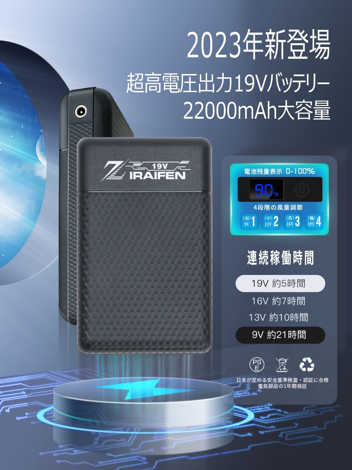 釣り 扇風作業服 ゴルフ 防水遮光生地 熱中症対策 大風量 工場 セット ファン 屋外作業に適 22000mAhバッテリー ファン付きベスト 男女兼用 19V ZIRAIFEN WWW_SKLAD-KIRPICHA_RU