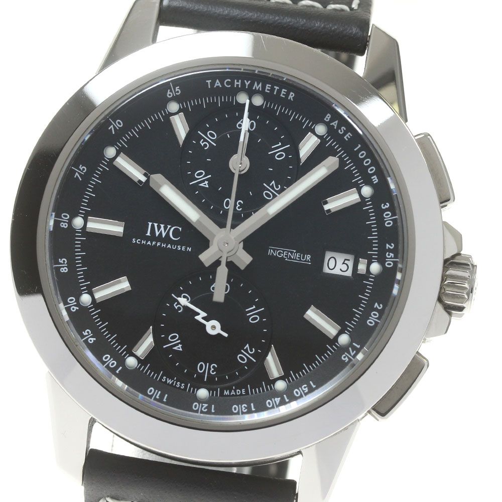 IWC IWC SCHAFFHAUSEN IW380901 インヂュニア クロノグラフ ​スポーツ フライバッククロノグラフ 自動巻き メンズ保証書付き_841614  - メルカリ