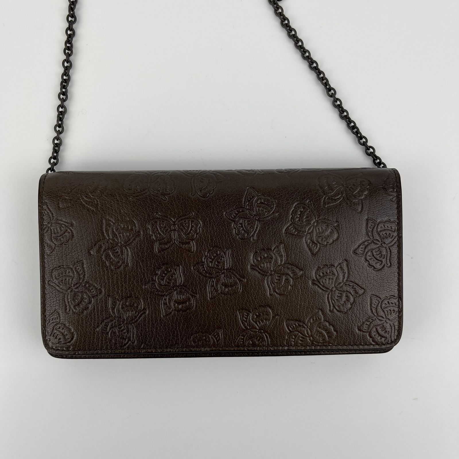 ボッテガヴェネタ ミニポーチ イントレチャート レザー ブラック 黒 ケース BOTTEGA VENETA（ボッテガ・ヴェネタ） バッグ イントレチャート