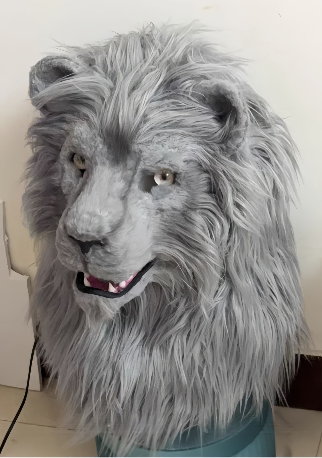 着ぐるみヘッド 狼 NO.69 グレー 全頭ヘッド ケモノ マスク ファー