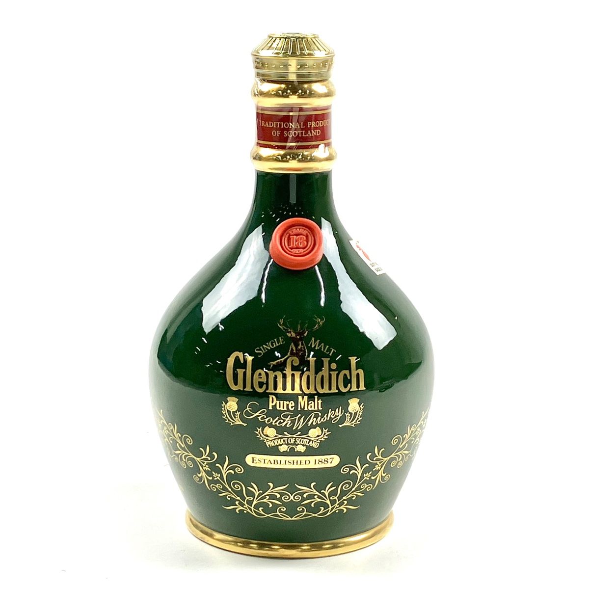 グレンフィディック Glenfiddich 18年 陶器 緑 750ml スコッチウイスキー シングルモルト 【古酒】 - メルカリ