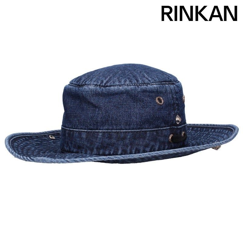 未使用品　クロムハーツ CRANK BAIT レザーブレードデニムハット L kj882-2.jpg