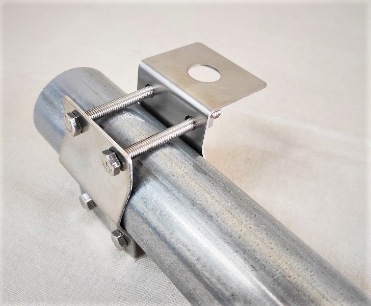 US直輸入 CB 27MHz デュアル アンテナ ミラーパイプ基台 同軸