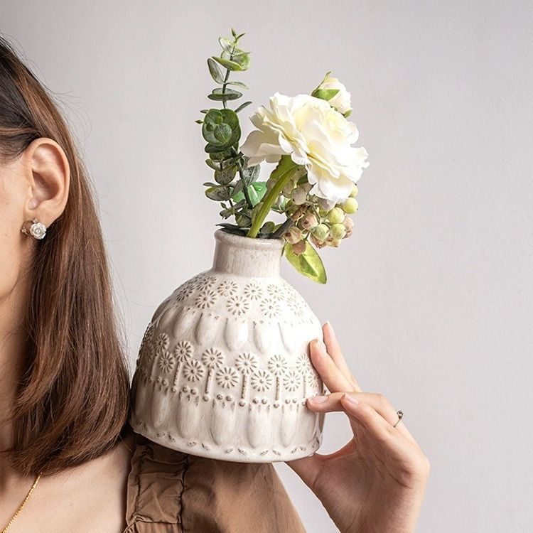 セラミック花瓶 フラワーベース 花瓶 花器 一輪挿し 陶器 セラミック
