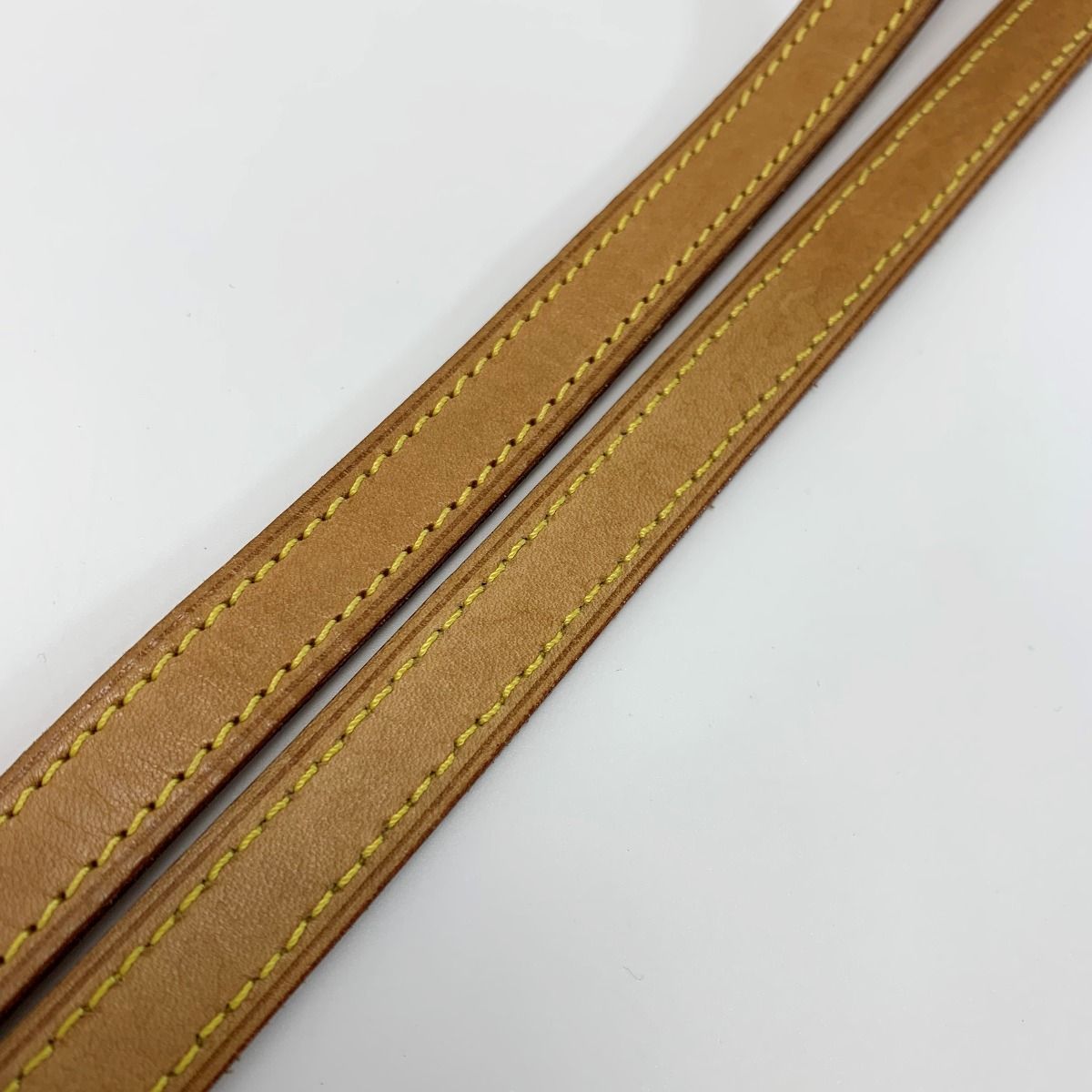 LOUIS VUITTON ルイヴィトン ヌメ革 レザー ベージュ ゴールド金具 