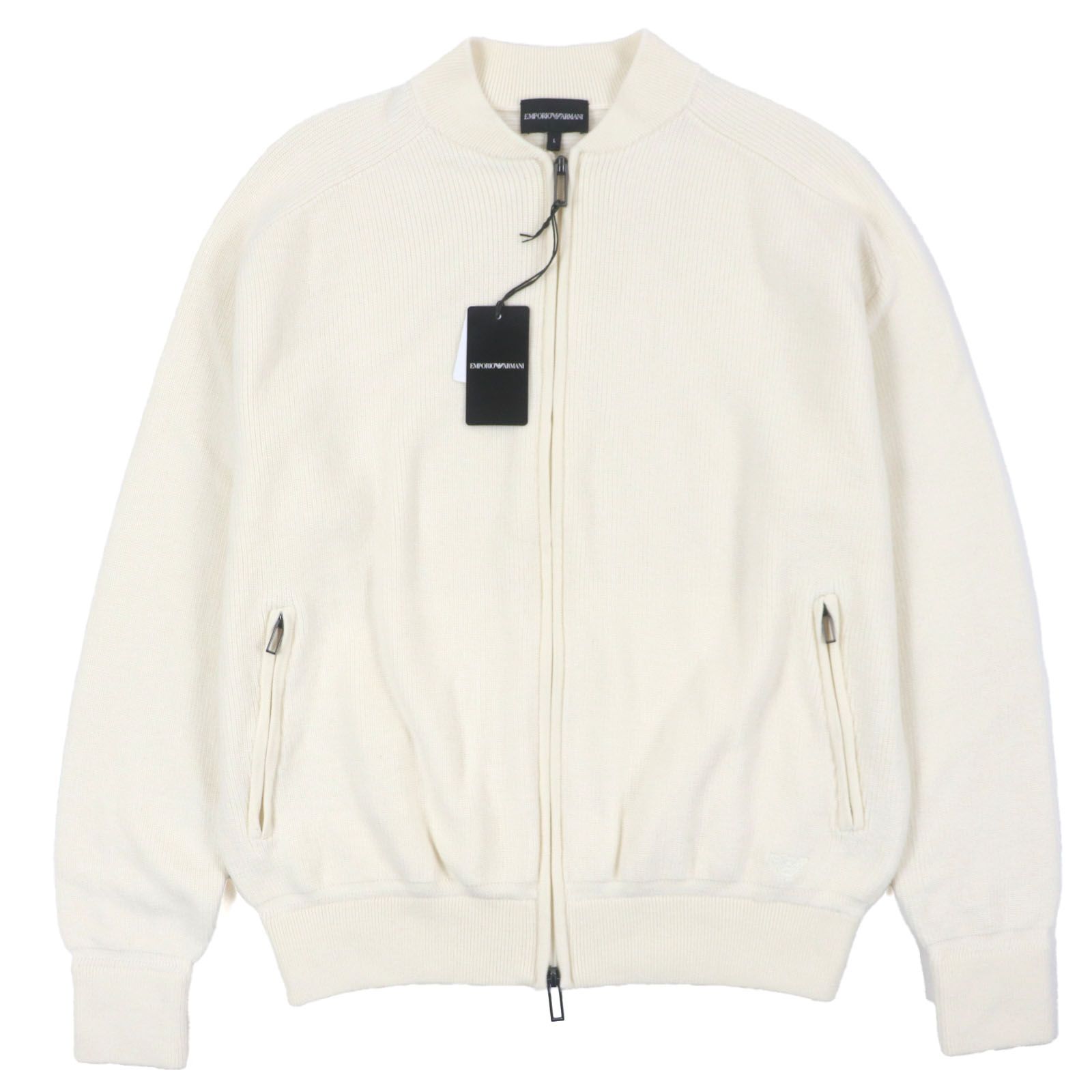 【状態良】アルマーニ ジップアップジャケット ブルゾン ARMANI 美品 ジョルジオアルマーニ ブルゾン ジャケット ジップアップ