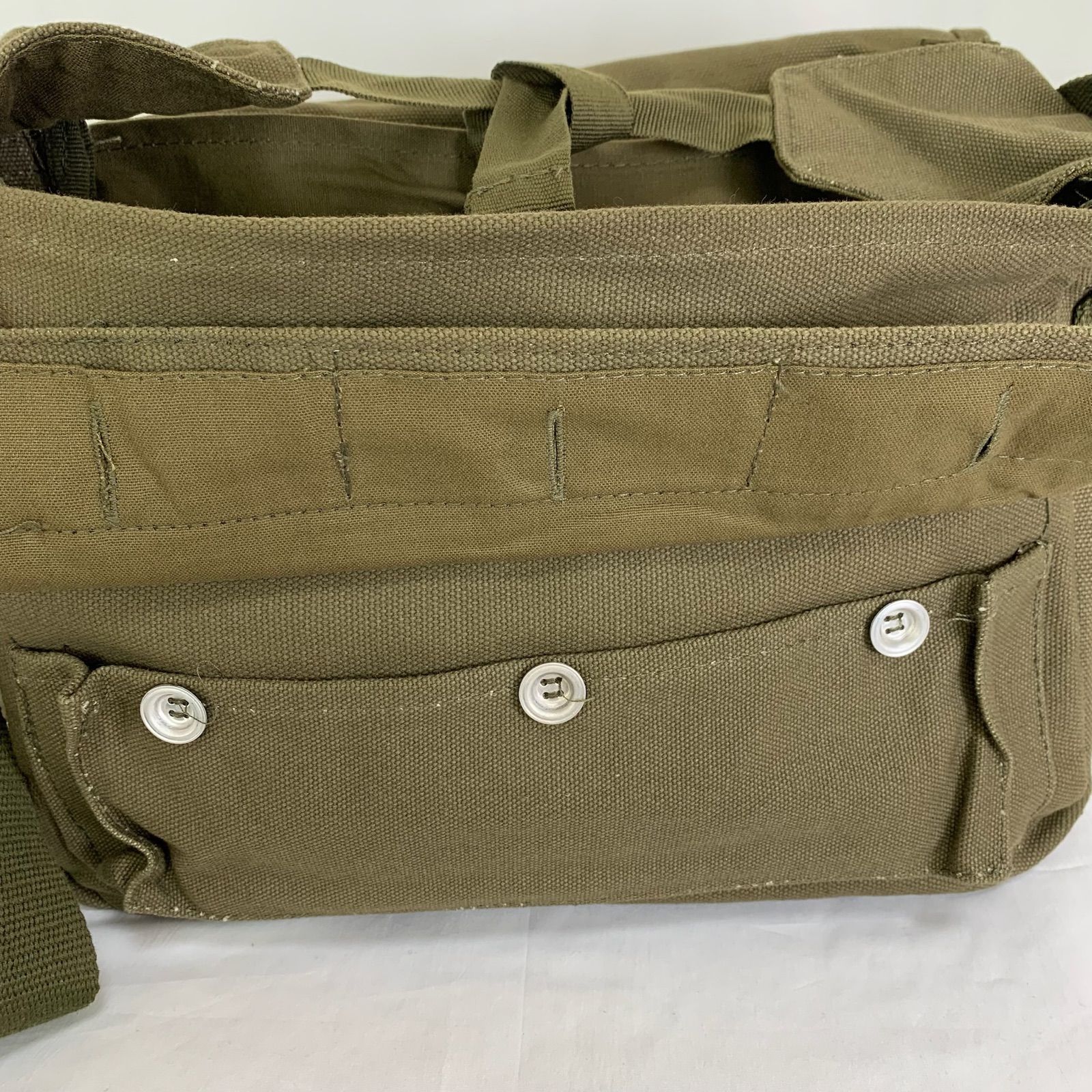 ドイツ軍 ミリタリー ショルダーバック 上445 ドイツ軍 コットン ショルダーバッグ - メルカリ