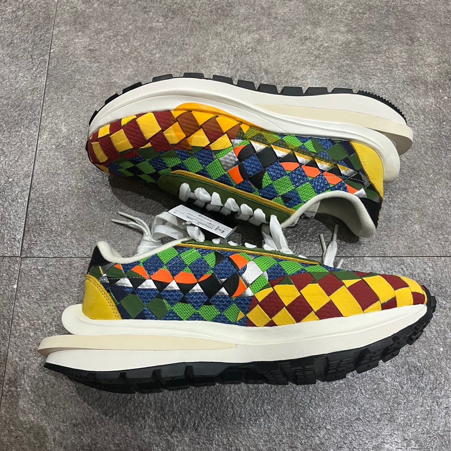 国内正規 新品 sacai Nike Jean-Paul Gaultier Vaporwaffle Woven サカイ ナイキ ジャンポールゴルチエ  エア ウーブン ワッフルレーサー スニーカー DR5209 300 28.5cm 62947A - メルカリ