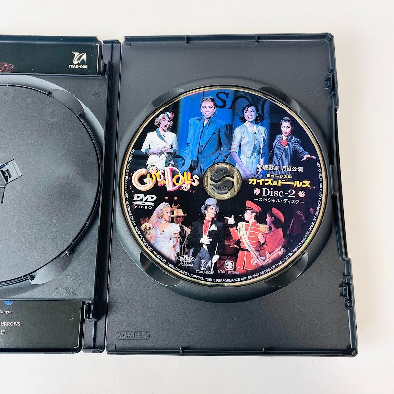 DVD 2枚組】宝塚歌劇団 2002年月組 / ガイズ＆ドールズ 紫吹淳 - メルカリ