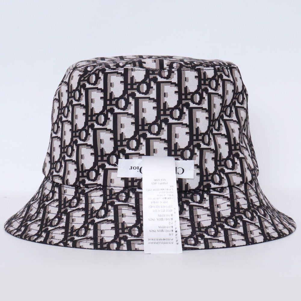 CHRISTIAN DIOR TEDDY-D オブリーク リバーシブル ボブハット