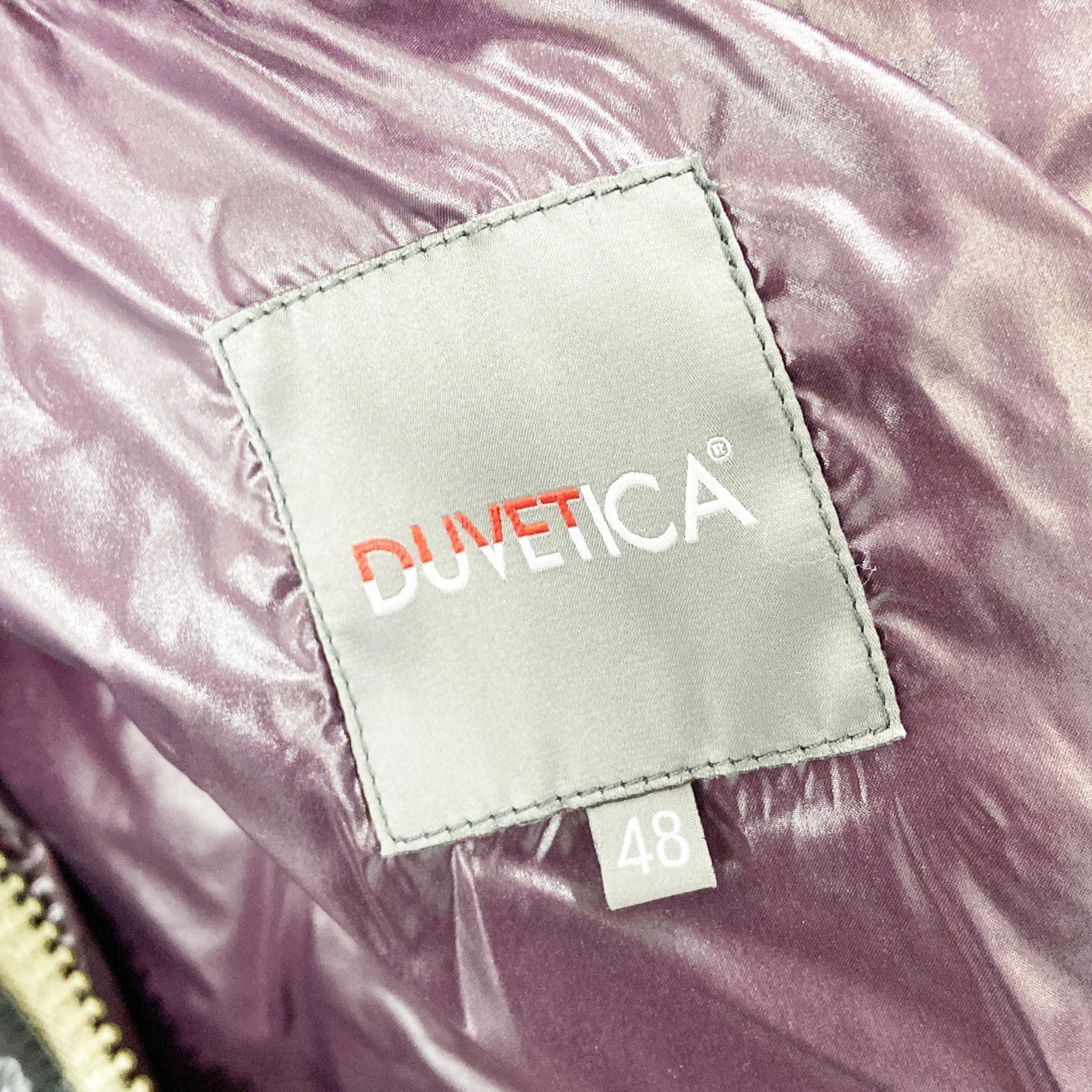 美品 DUVETICA デュベティカ ナイロン ダウンジャケット 48 ブラック