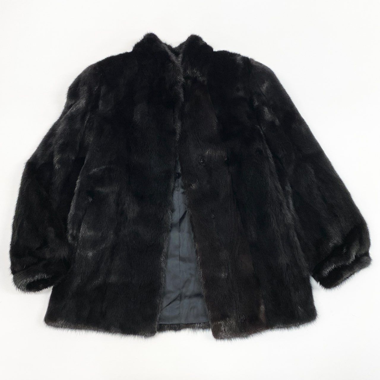 50j24 CERCRE セクレ 最高級毛皮 ダークミンク ミンクコート 毛皮