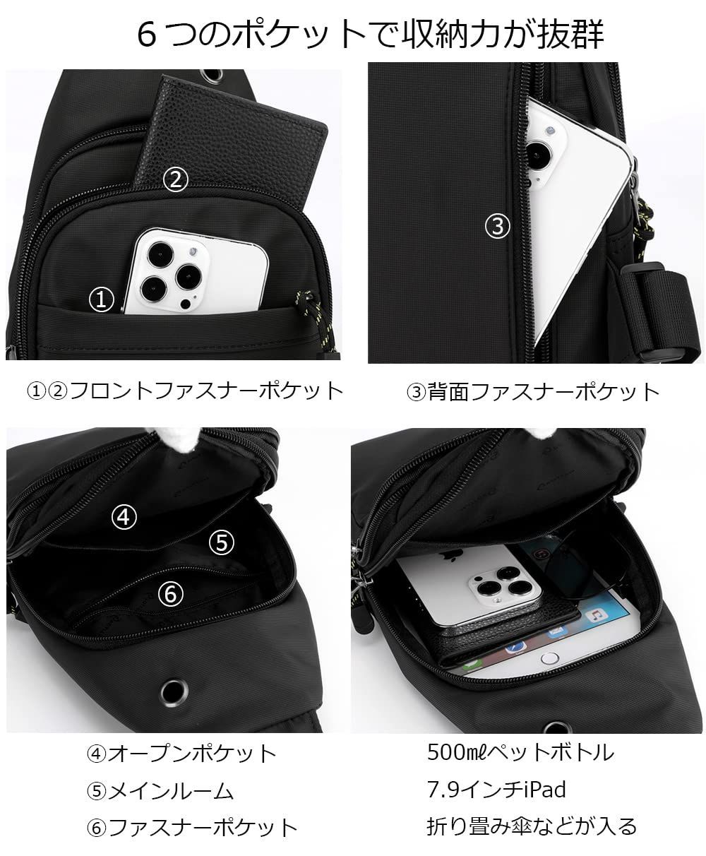 kana 人気商品】[manukori] ワンショルダーバッグ メンズ 小さめ 斜め