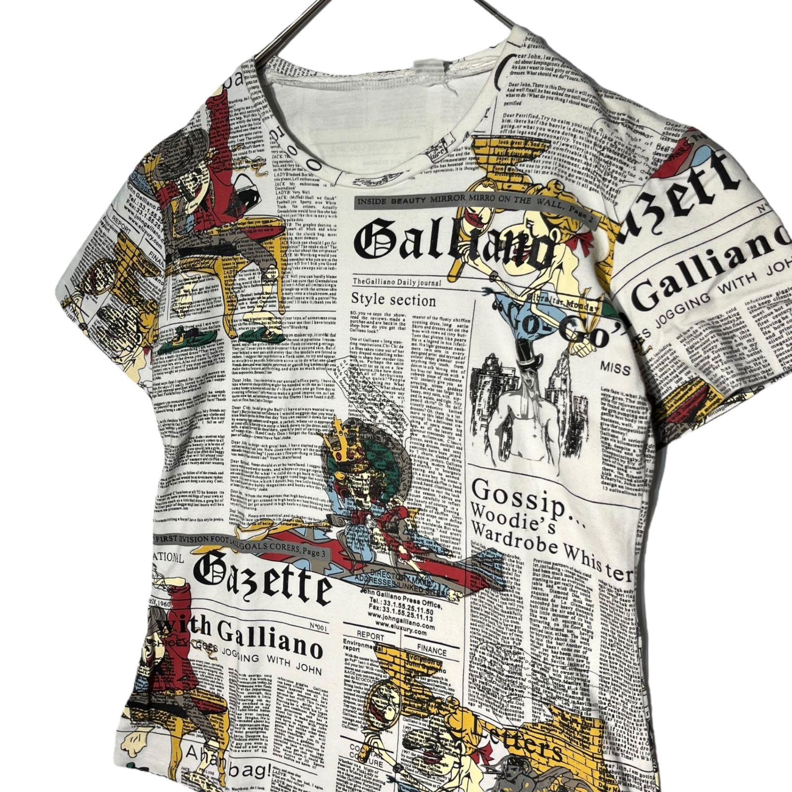 JOHN GALLIANO(ジョンガリアーノ) 00's Newspaper stretch S/S