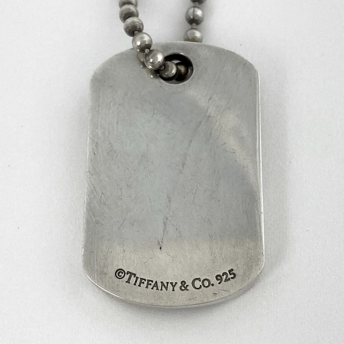 ティファニー TIFFANY&Co. 1837 ドッグタグ ネックレス