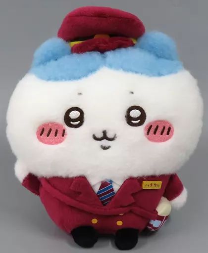 中古】ぬいぐるみ ハチワレ ほわほわぬいぐるみS 「ちいかわ×阪急電鉄