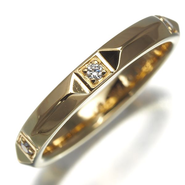 ティファニー リング ダイヤ ダイヤモンド トゥルーバンド 5.5号 K18YG 177981