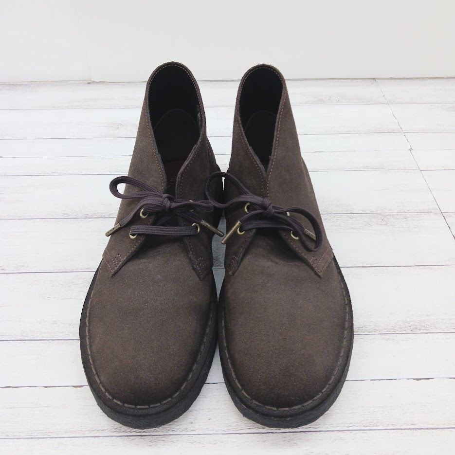 美品 クラークス Clarks ワラビーブーツ チャッカブーツ ブラウン スウェード ブラウン 61282658 - メルカリ