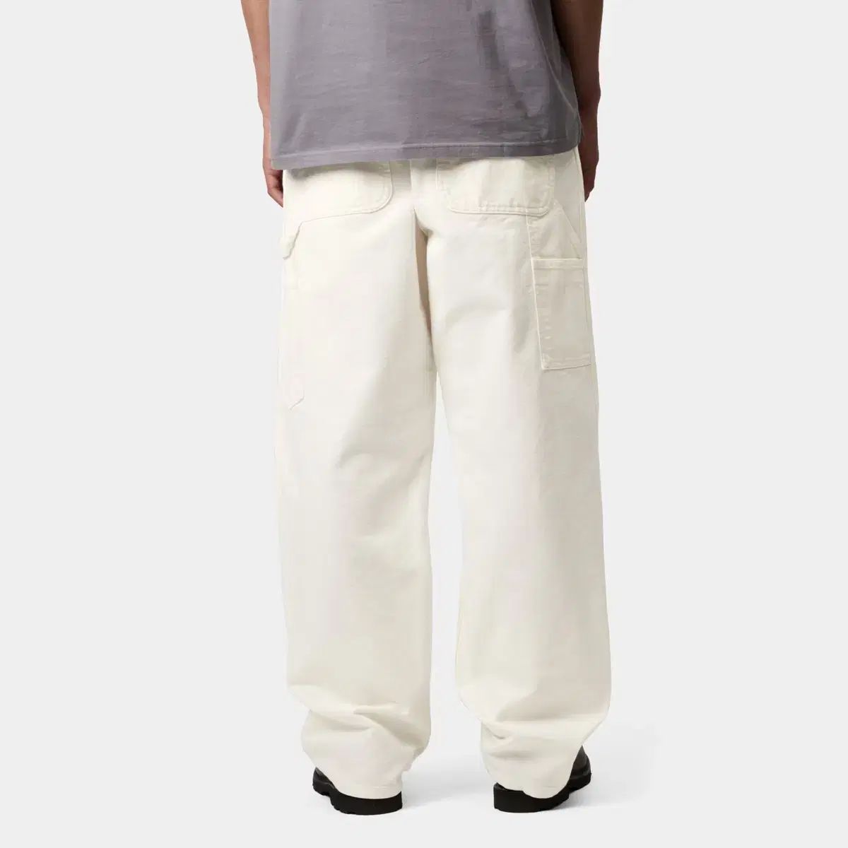 Carhartt カーハート wip シングルニー オガニック オフホワイトパンツ 32