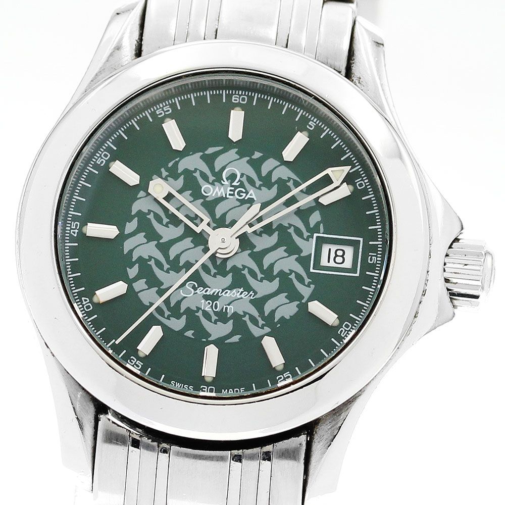 オメガ OMEGA 2586.70 シーマスター120 ジャックマイヨール1998 デイト  