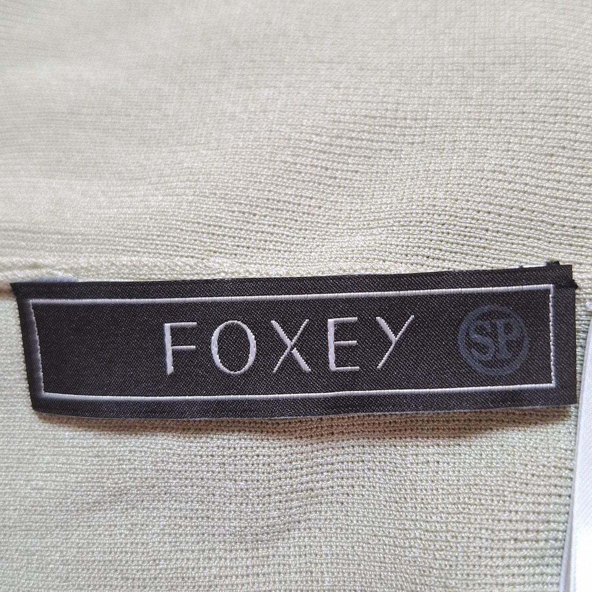 FOXEY フォクシー ノースリーブセーター サイズ40 M レディース - 42969 ライトグリーン ノースリーブ ニット セーター
