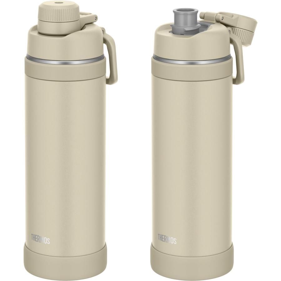 サーモス 真空断熱スポーツボトル 1L 水筒 サンド FJU-1000 : ハンドル