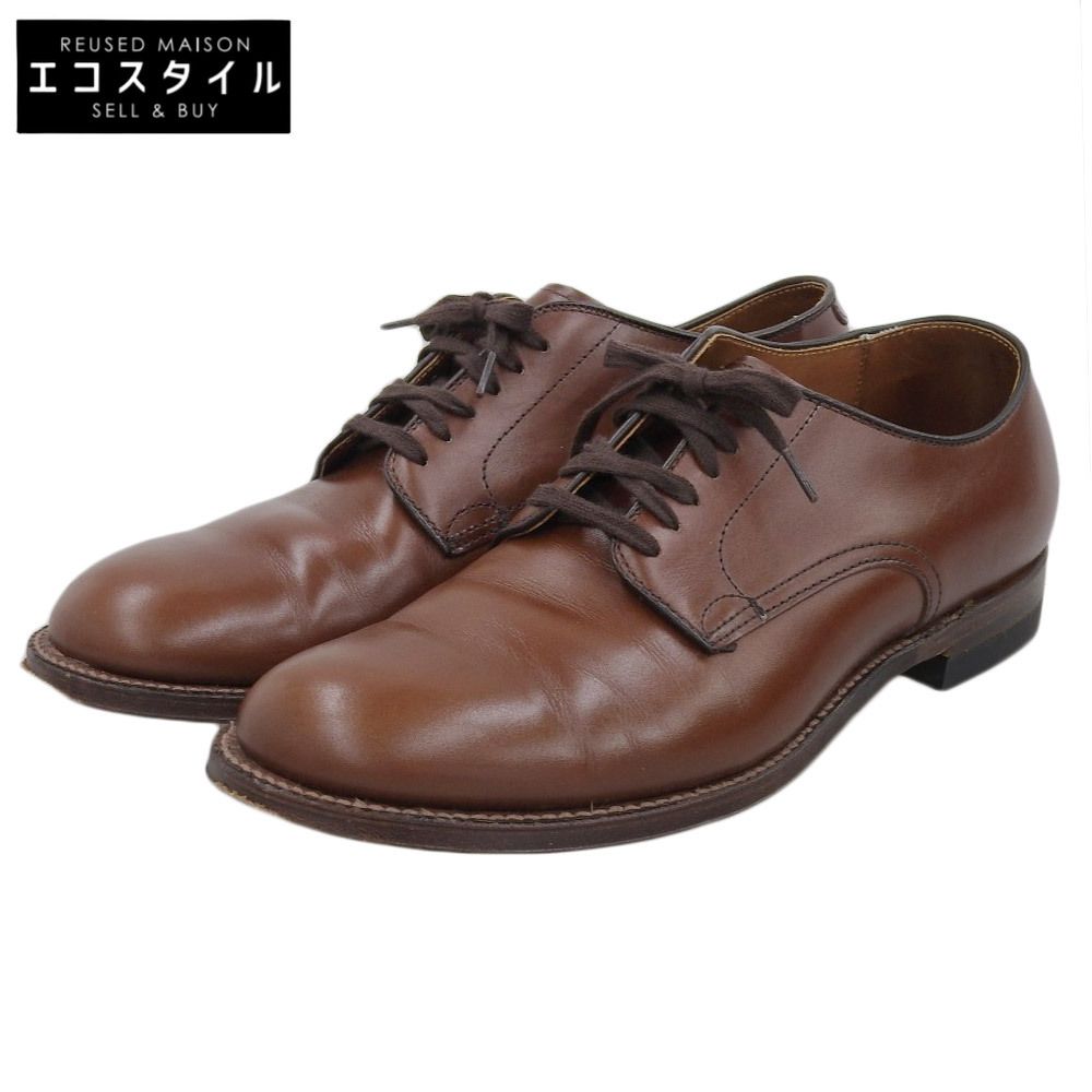 Alden プレーントゥ53713 ミリタリーラストブラウン8 D
