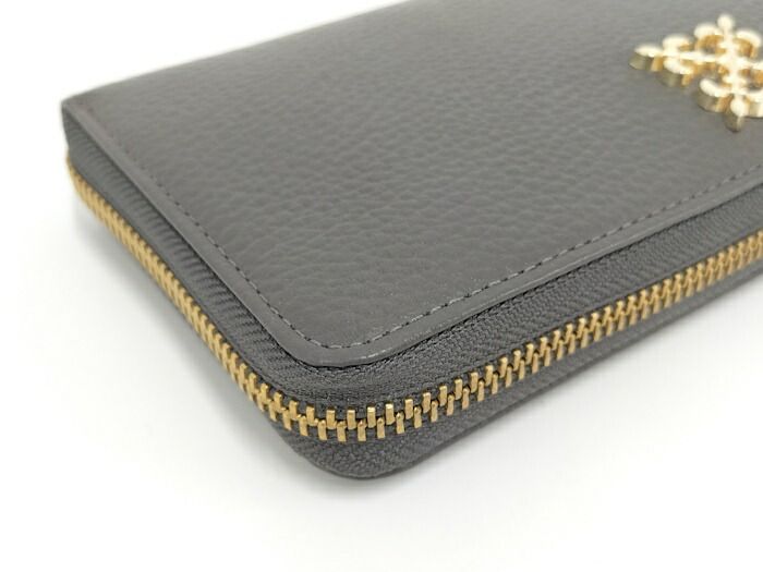 RUSSET ラウンドファスナー長財布 レザー グレー - メルカリ 