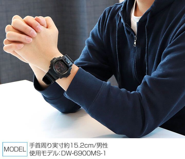 カシオ 腕時計 CASIO G-SHOCK DW-6900MS-1 Watch Black